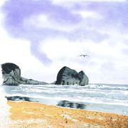 Beach and Rocks