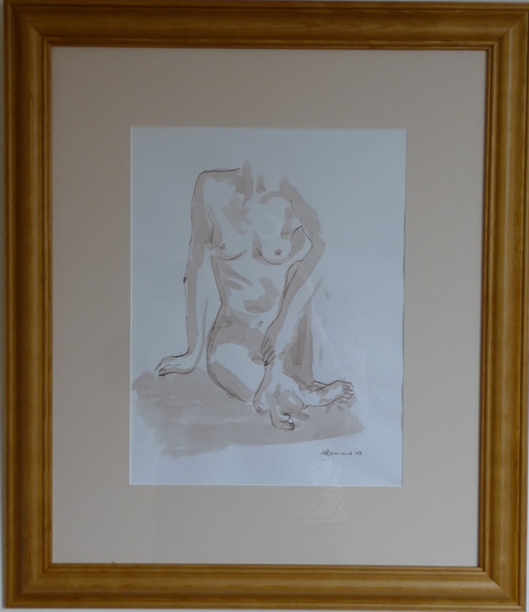 Nude Seated