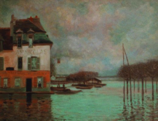the floods at port st malo france