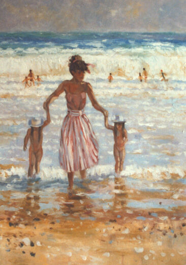 at the seaside