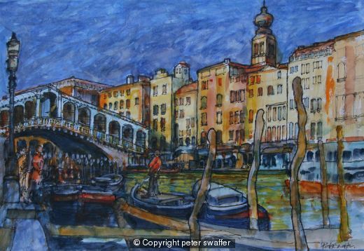 rialto bridge - venice