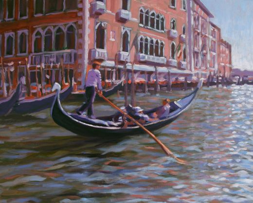 gondolier - grand canal - venice