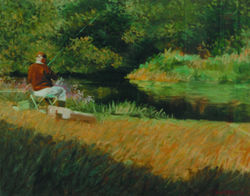 pond fisherman - barcombe mills