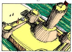 the sandcastle was huge