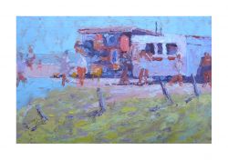 Seafront Stalls - Oils
