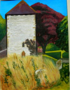 Late August. Malling Church Lewes