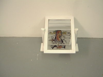 mona lisa mirror image