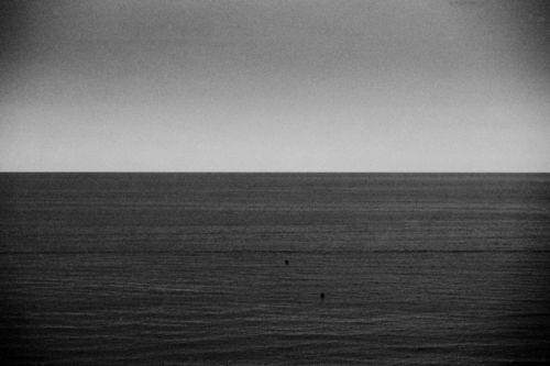 The flat sea