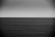 The flat sea