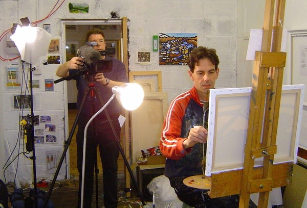 Malcolm Croft filmed by BBC