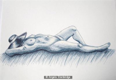 Female Nude Siesta Blues