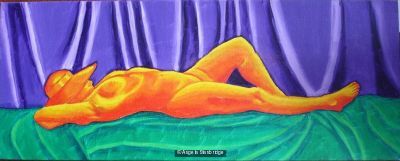 Bright Female Nude
