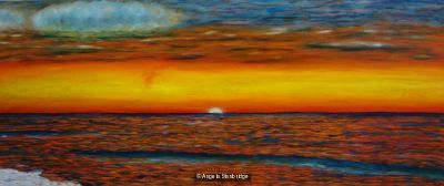 Sunset over the Sea