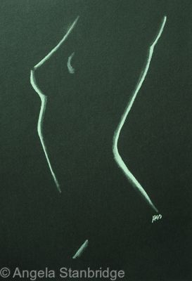 Nude 24 Silver on Black