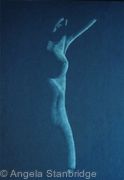 Female Nude 19 DK Blue