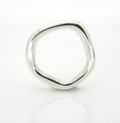 plain silver stacker