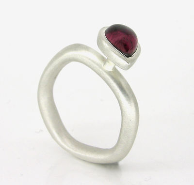 pink teardrop tourmaline companion stacker