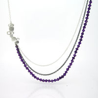 thethered amethyst necklace