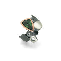 Green tourmaline ring