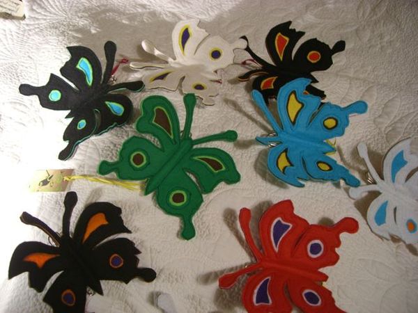 collection of butterflies