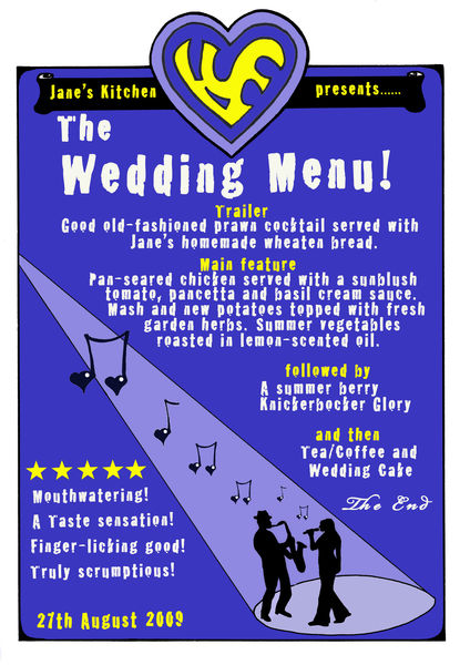 The Wedding Menu 