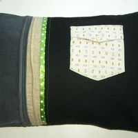 Oblong with ribbon and shirt pocket