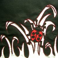 Ladybird embroidery