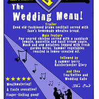 The Wedding Menu 