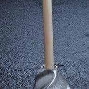 Three-cornered candleholder