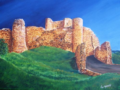 conisbrough castle, south yorkshire