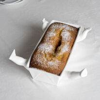 BAKING TIN. Glazed ceramics
