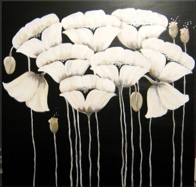 Ivory Poppies
