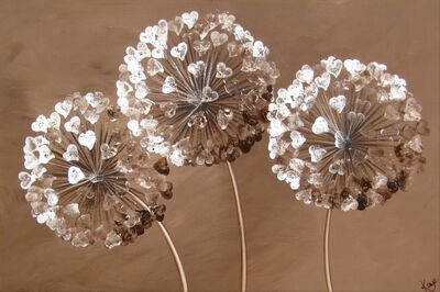 Chocolate Allium Hearts