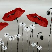 Poppies and Daisies