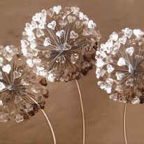 Chocolate Allium Hearts