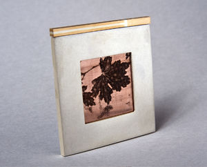 Four seasons interchangeable square brooch