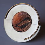 Four seasons interchangeable round brooch