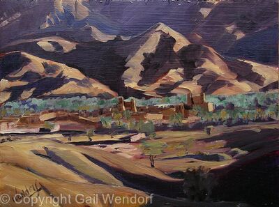 Draa Valley, Afternoon Light