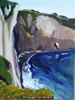 Beginning An Arch, Etretat