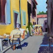 Breakfast on Market Day, Valbonne