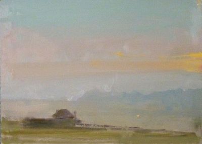 1067-last-light-over-winchelsea-6x8