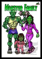 Monster Family portrait
