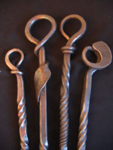 Fire pokers (detail)