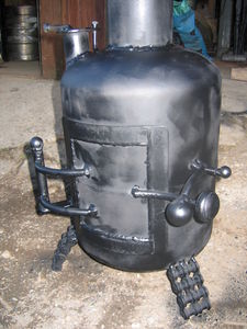 Small Industrial wood stove