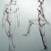Standing female nude 1