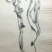 Standing female nude 3