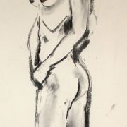 Standing female nude 12