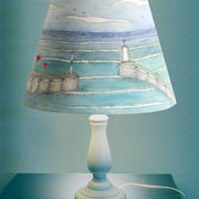 PAINTED LAMPSHADE