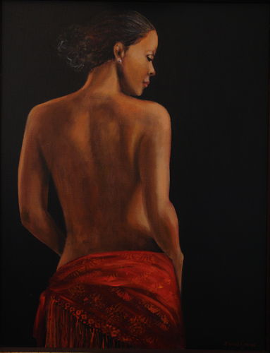 RED SHAWL