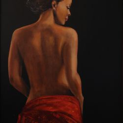 RED SHAWL